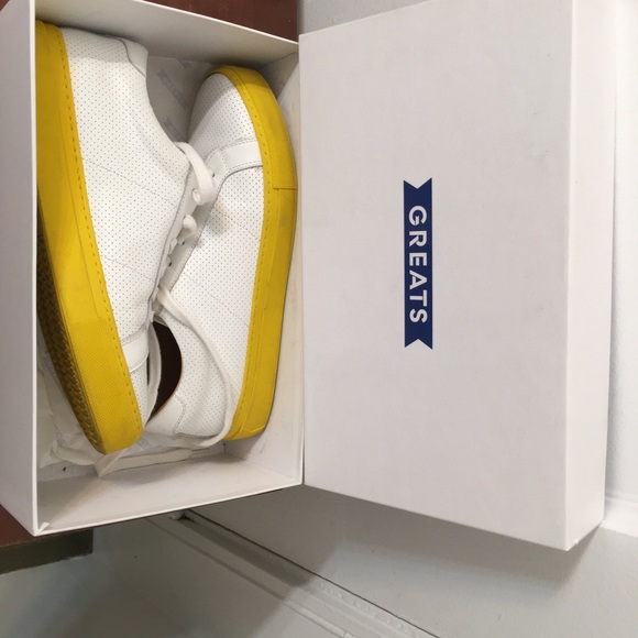 Great Brooklyn The Royals Perforated leather white/Meadowlark made in Italy - Picture 3 of 14